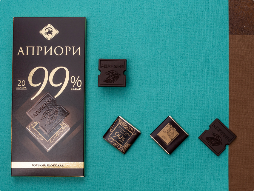 Априори Горький шоколад 99% какао, 100 г